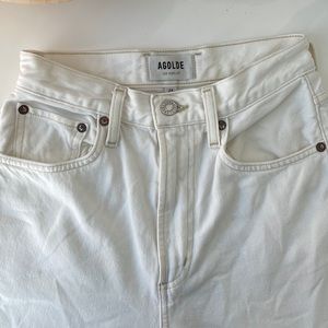 AGOLDE Balloon high rise - porcelain color LIKE NEW